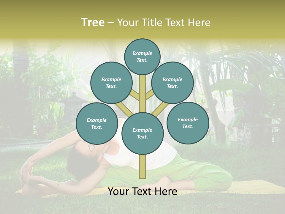 Happy Young Person PowerPoint Template