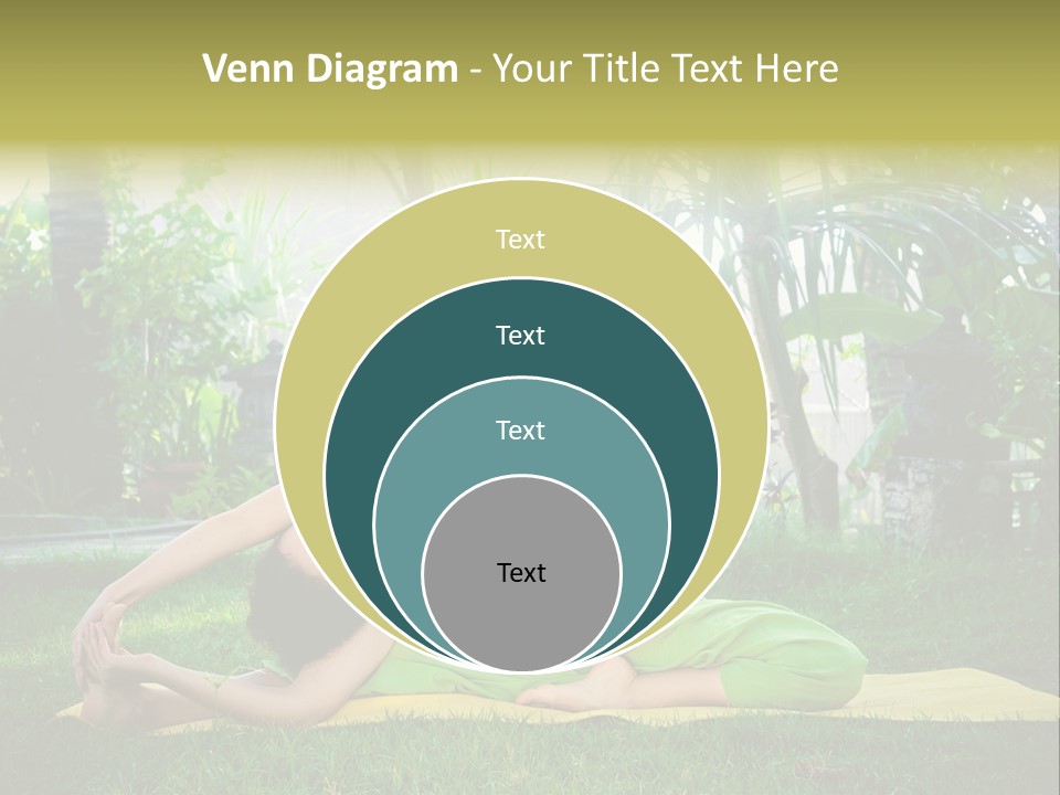 Happy Young Person PowerPoint Template