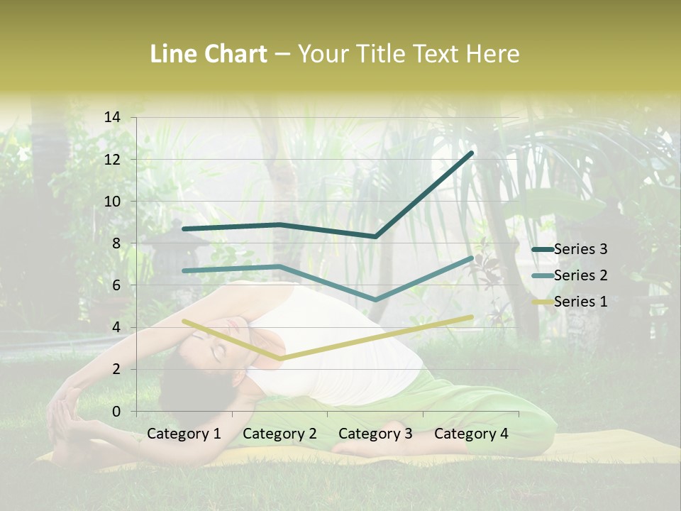 Happy Young Person PowerPoint Template