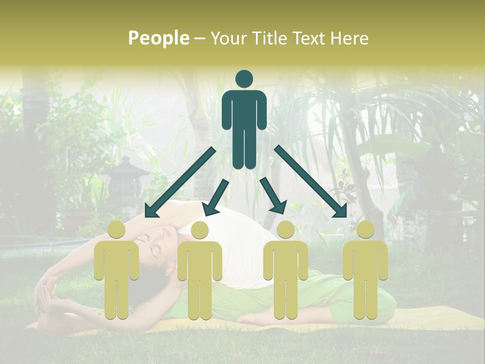 Happy Young Person PowerPoint Template