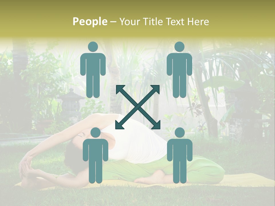 Happy Young Person PowerPoint Template