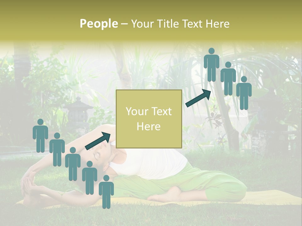 Happy Young Person PowerPoint Template