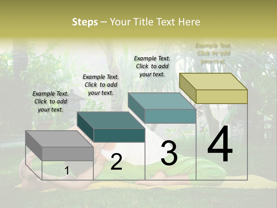 Happy Young Person PowerPoint Template