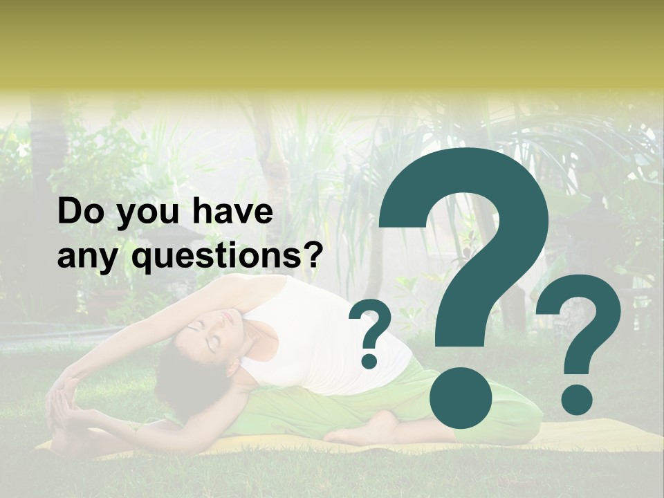 Happy Young Person PowerPoint Template