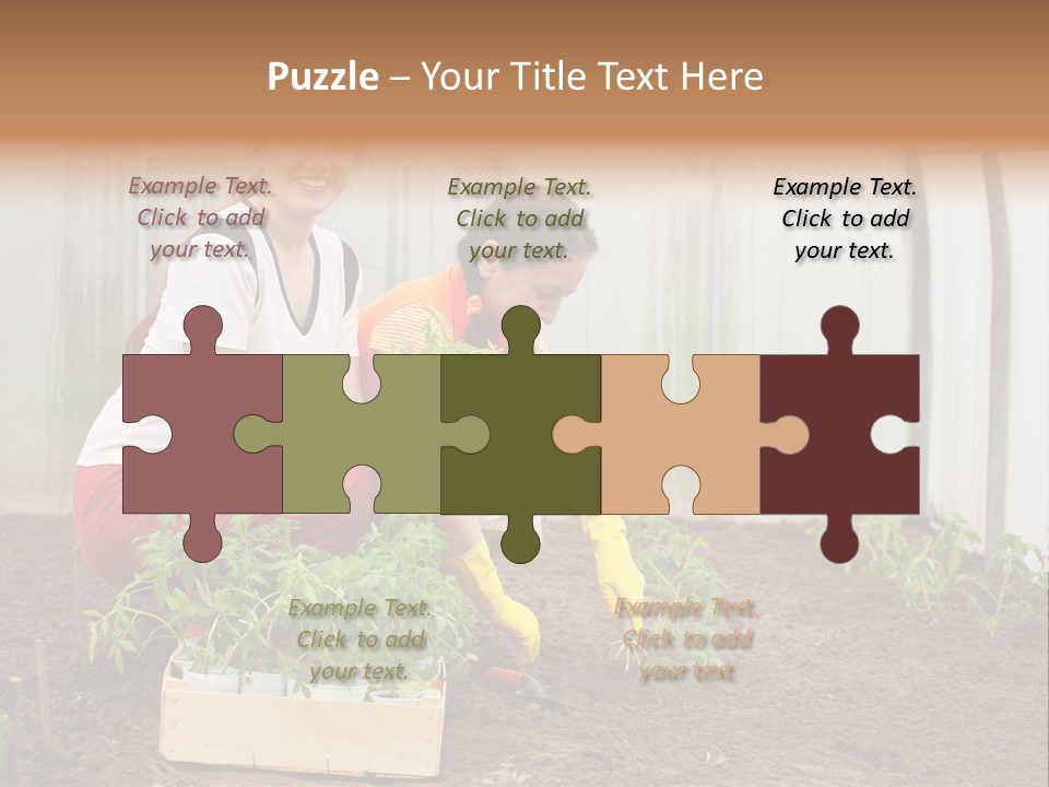 Transplantation Spade Hoe PowerPoint Template