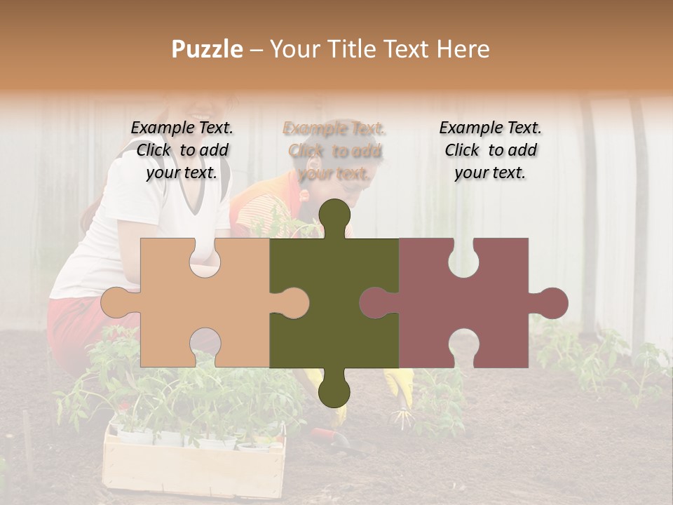 Transplantation Spade Hoe PowerPoint Template