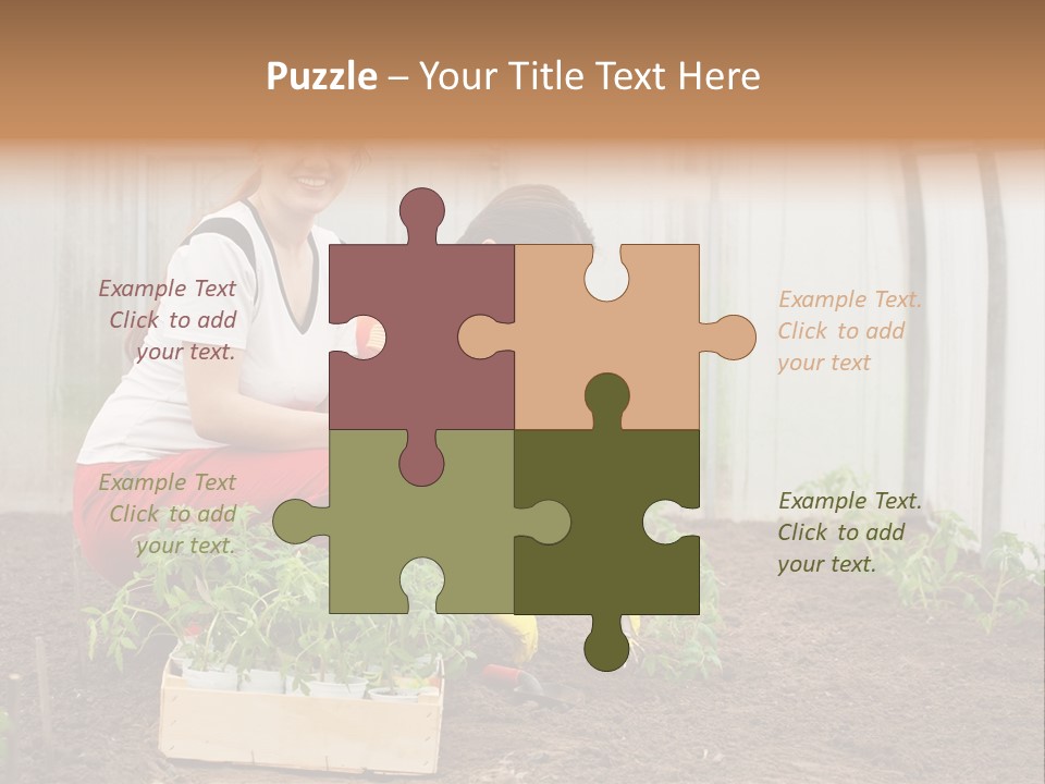 Transplantation Spade Hoe PowerPoint Template