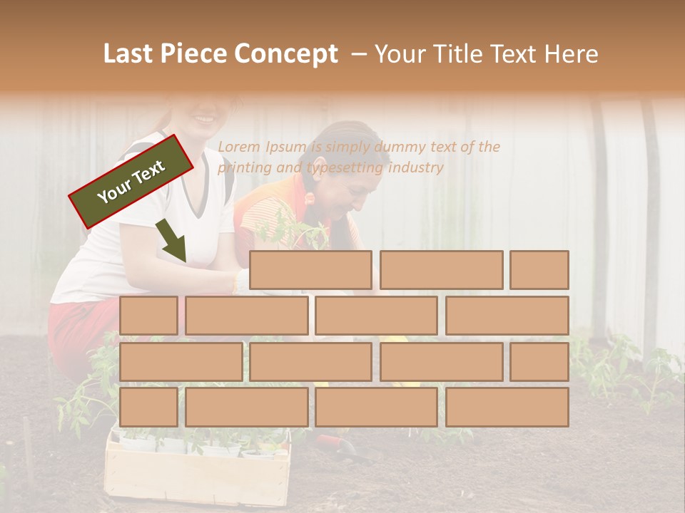 Transplantation Spade Hoe PowerPoint Template