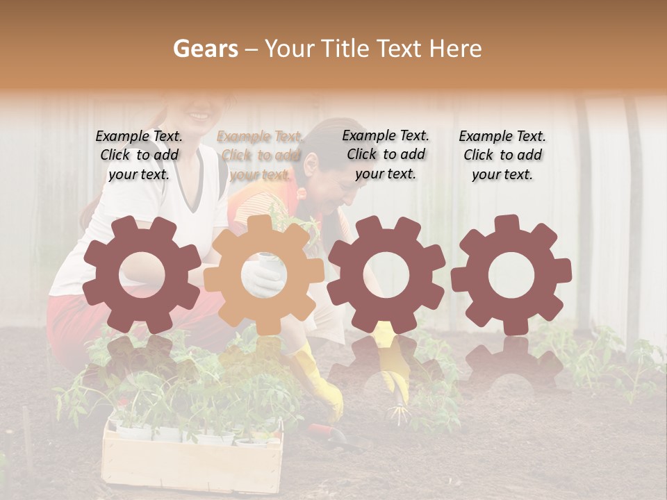 Transplantation Spade Hoe PowerPoint Template