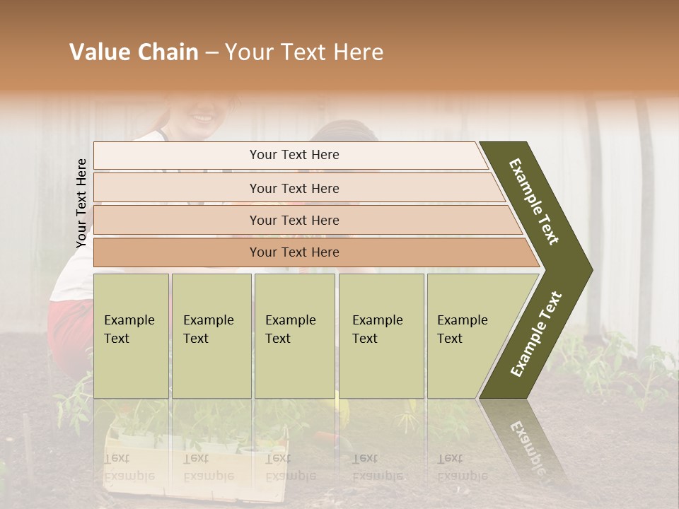 Transplantation Spade Hoe PowerPoint Template