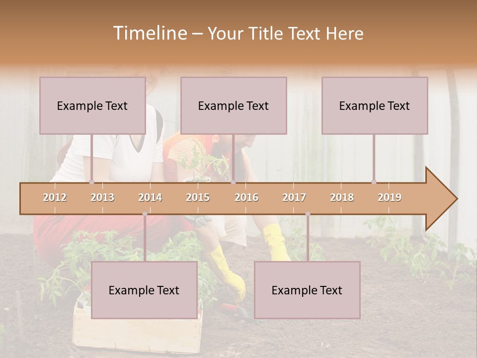 Transplantation Spade Hoe PowerPoint Template
