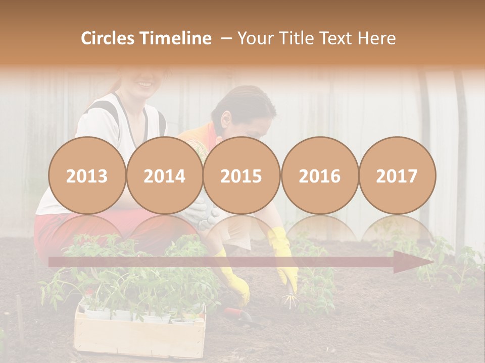 Transplantation Spade Hoe PowerPoint Template