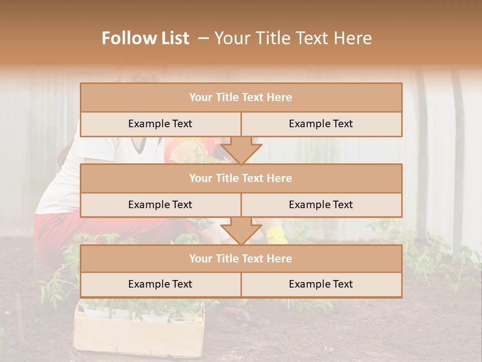Transplantation Spade Hoe PowerPoint Template