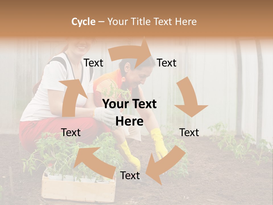 Transplantation Spade Hoe PowerPoint Template