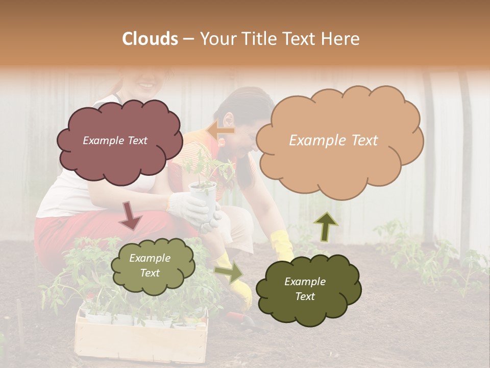 Transplantation Spade Hoe PowerPoint Template