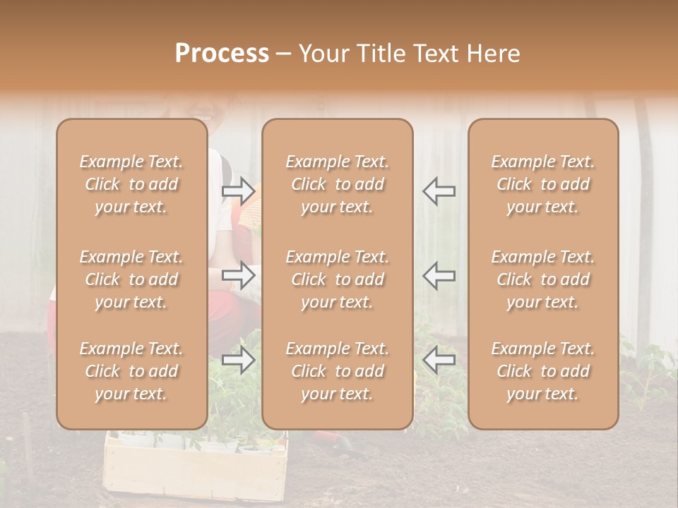Transplantation Spade Hoe PowerPoint Template