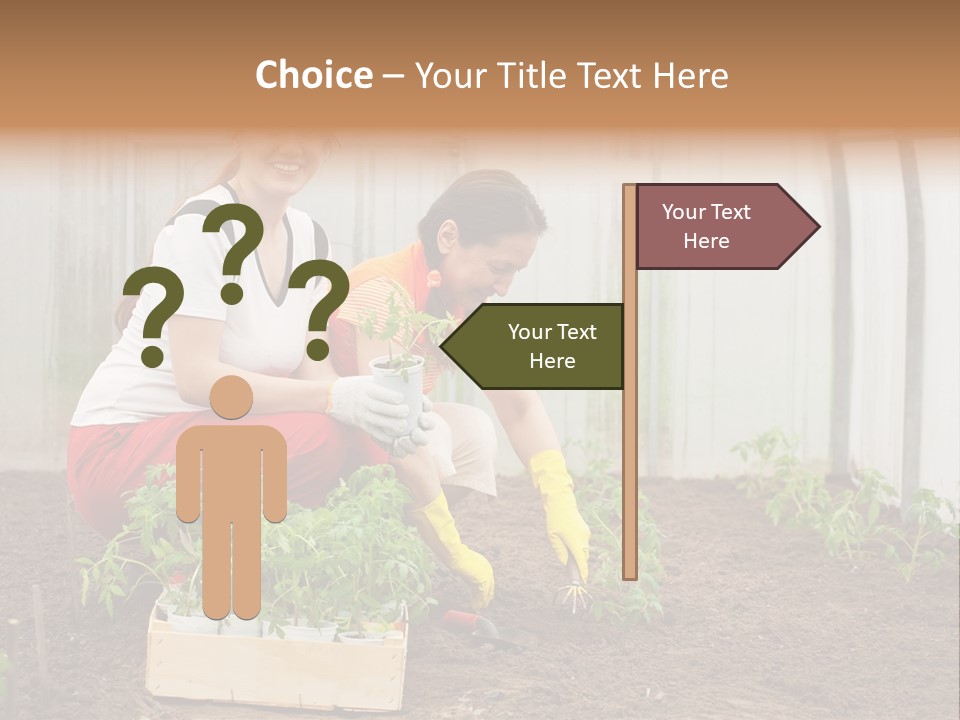 Transplantation Spade Hoe PowerPoint Template