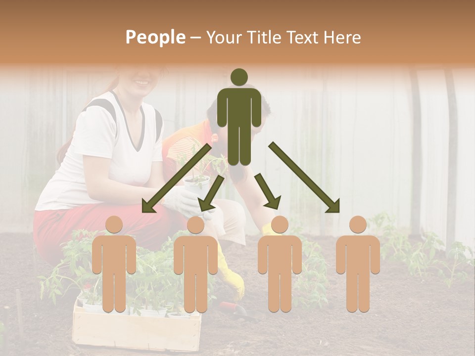 Transplantation Spade Hoe PowerPoint Template