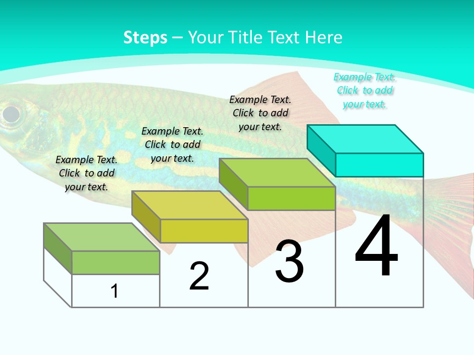 Swimming Design Elements Marinelife PowerPoint Template
