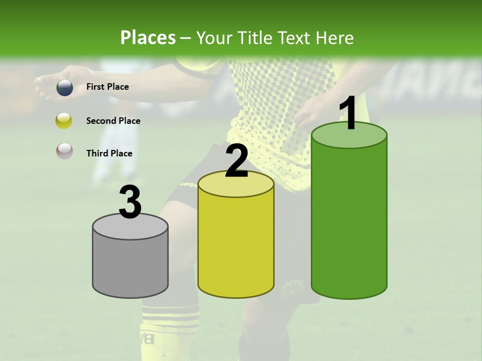 Dortmund Bundesliga Stadium PowerPoint Template