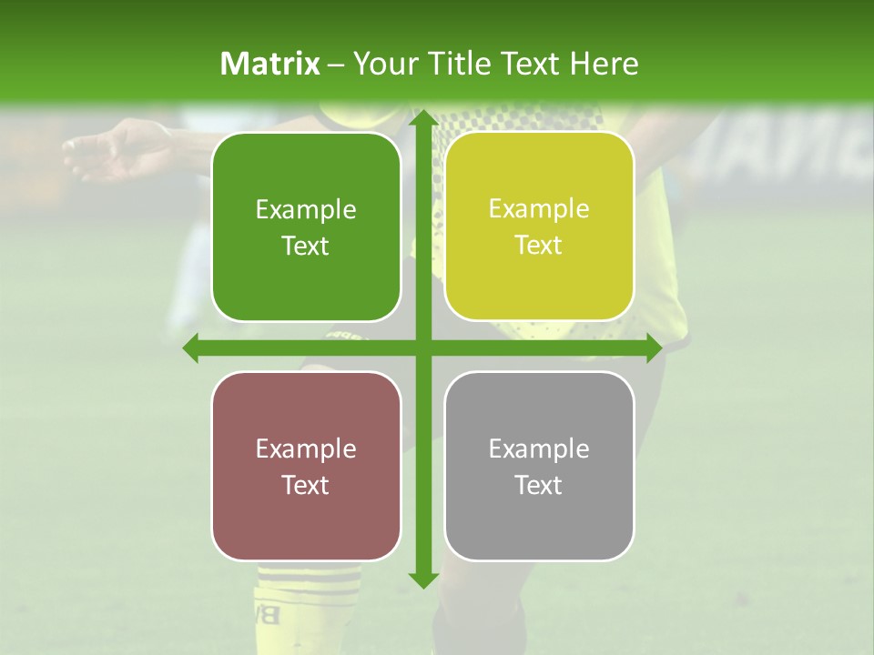 Dortmund Bundesliga Stadium PowerPoint Template