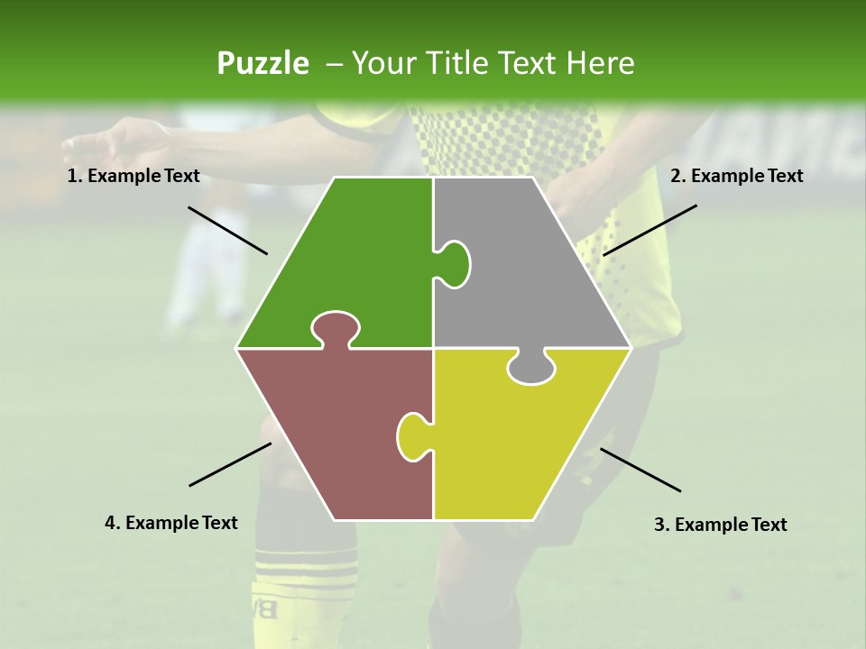 Dortmund Bundesliga Stadium PowerPoint Template