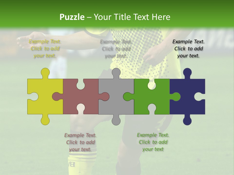 Dortmund Bundesliga Stadium PowerPoint Template