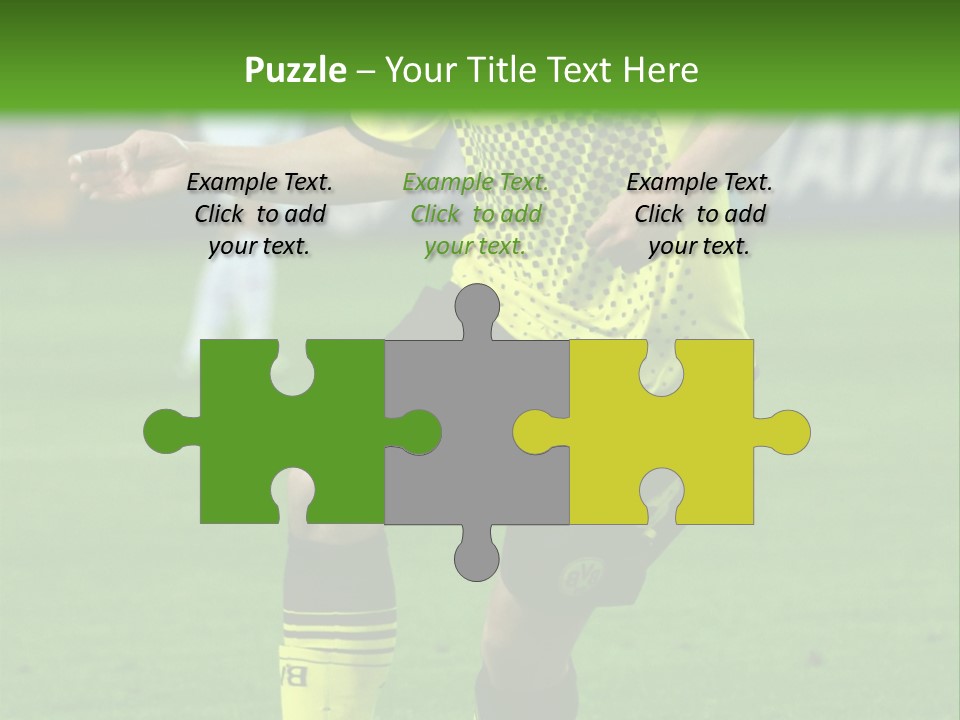 Dortmund Bundesliga Stadium PowerPoint Template