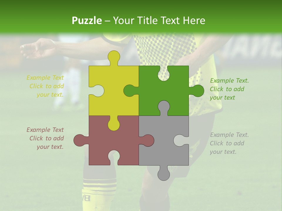 Dortmund Bundesliga Stadium PowerPoint Template