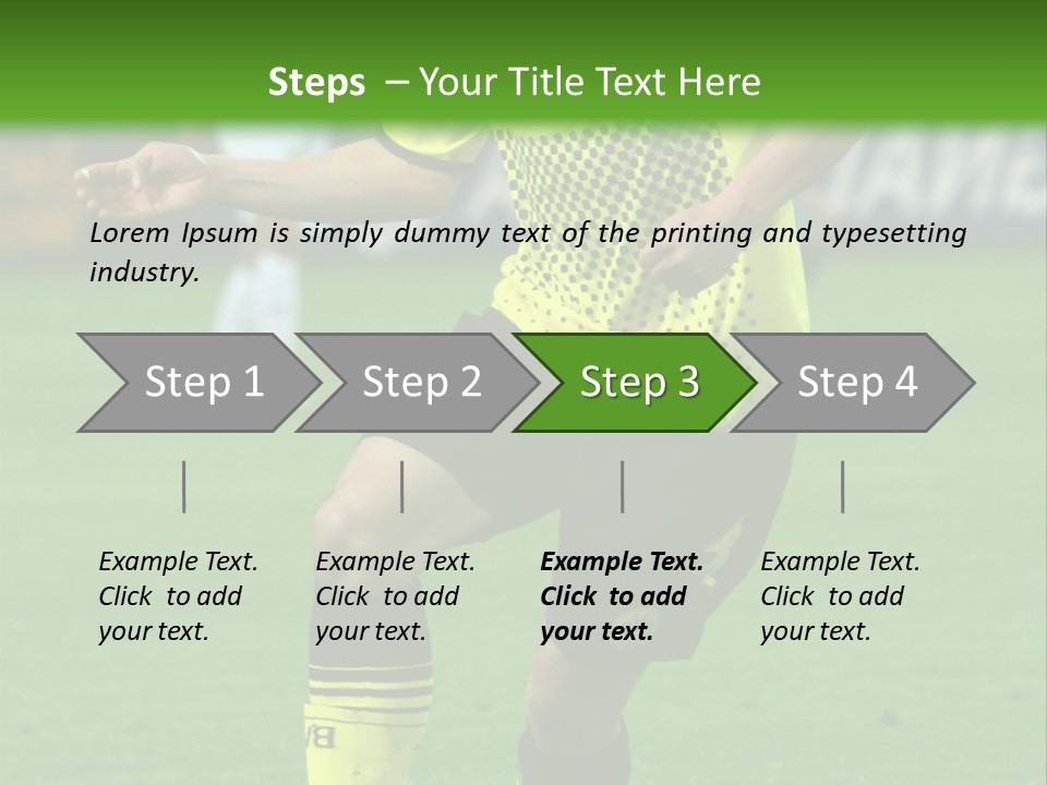 Dortmund Bundesliga Stadium PowerPoint Template