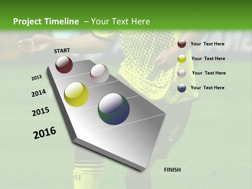 Dortmund Bundesliga Stadium PowerPoint Template