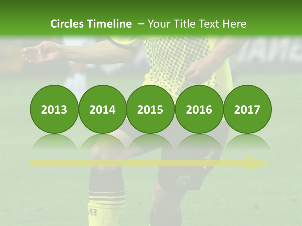 Dortmund Bundesliga Stadium PowerPoint Template