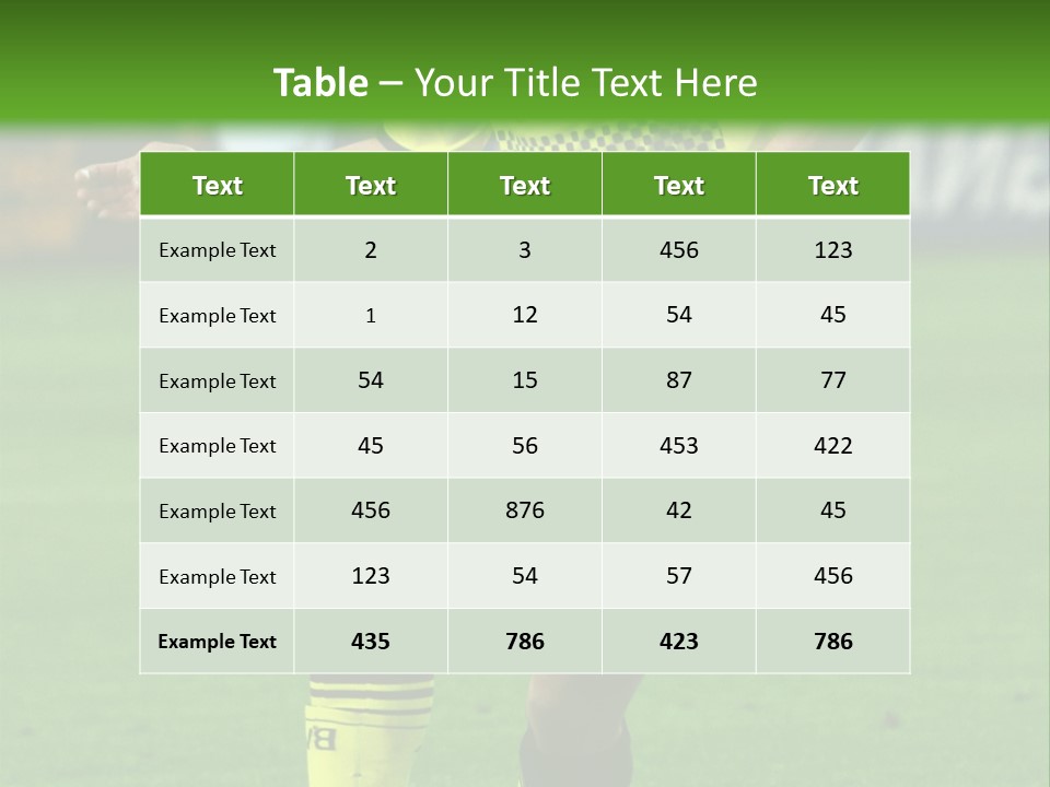 Dortmund Bundesliga Stadium PowerPoint Template