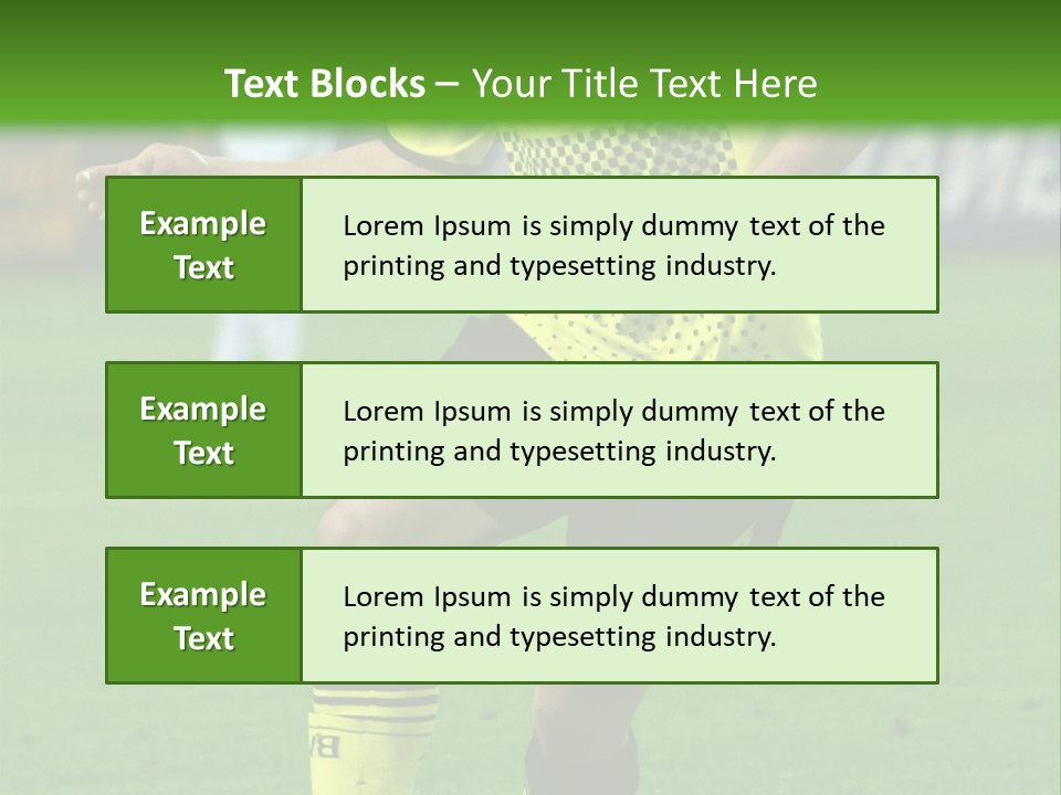 Dortmund Bundesliga Stadium PowerPoint Template