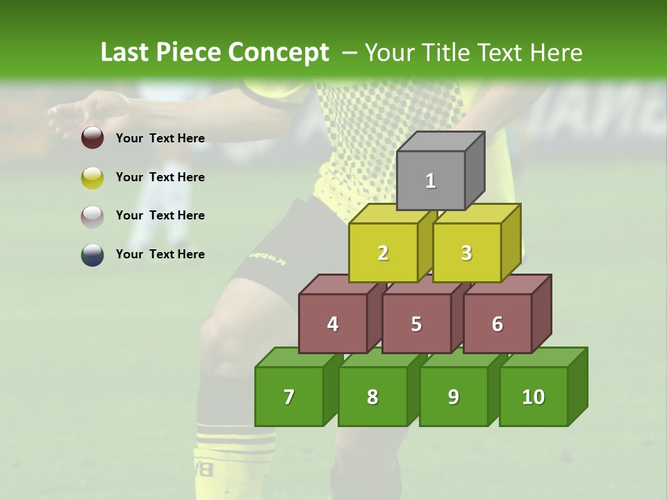 Dortmund Bundesliga Stadium PowerPoint Template