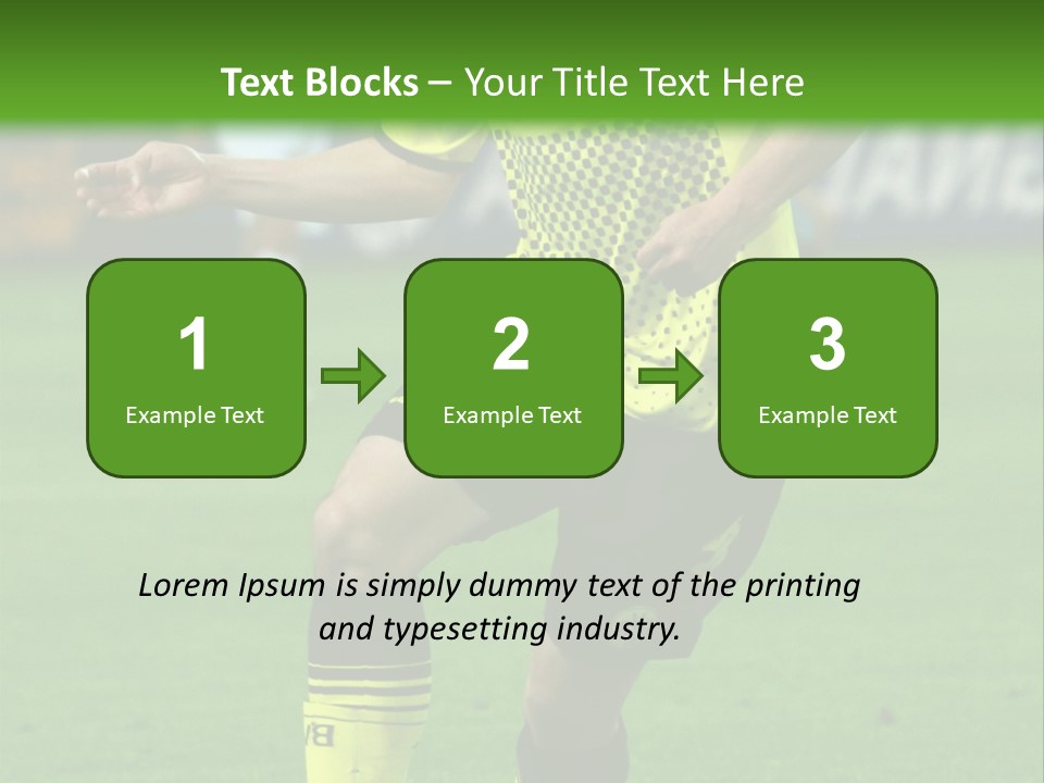 Dortmund Bundesliga Stadium PowerPoint Template