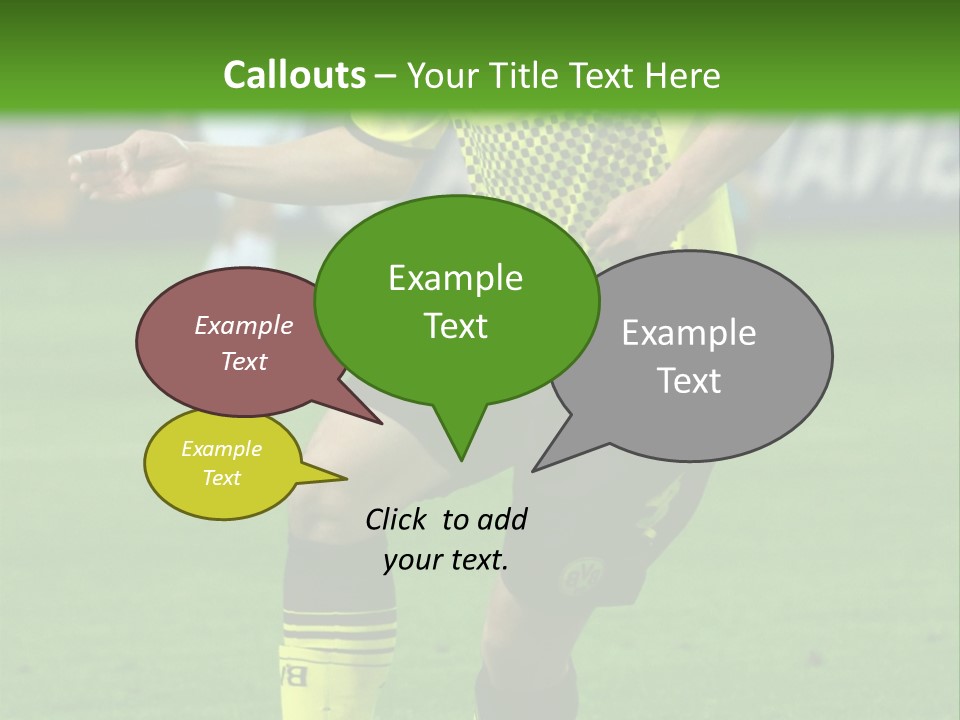 Dortmund Bundesliga Stadium PowerPoint Template