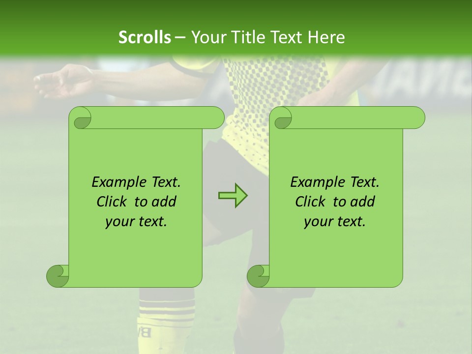 Dortmund Bundesliga Stadium PowerPoint Template