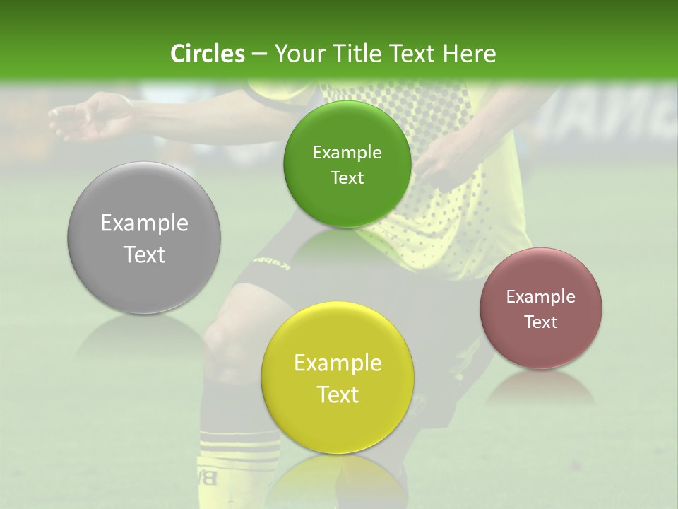 Dortmund Bundesliga Stadium PowerPoint Template