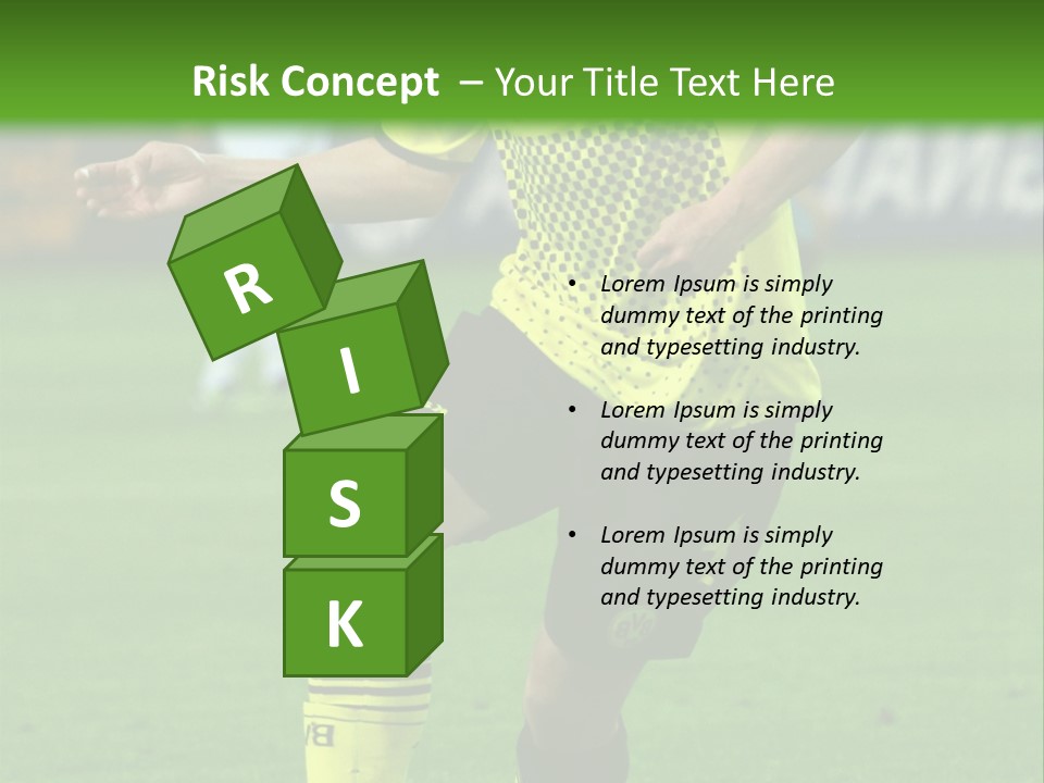 Dortmund Bundesliga Stadium PowerPoint Template