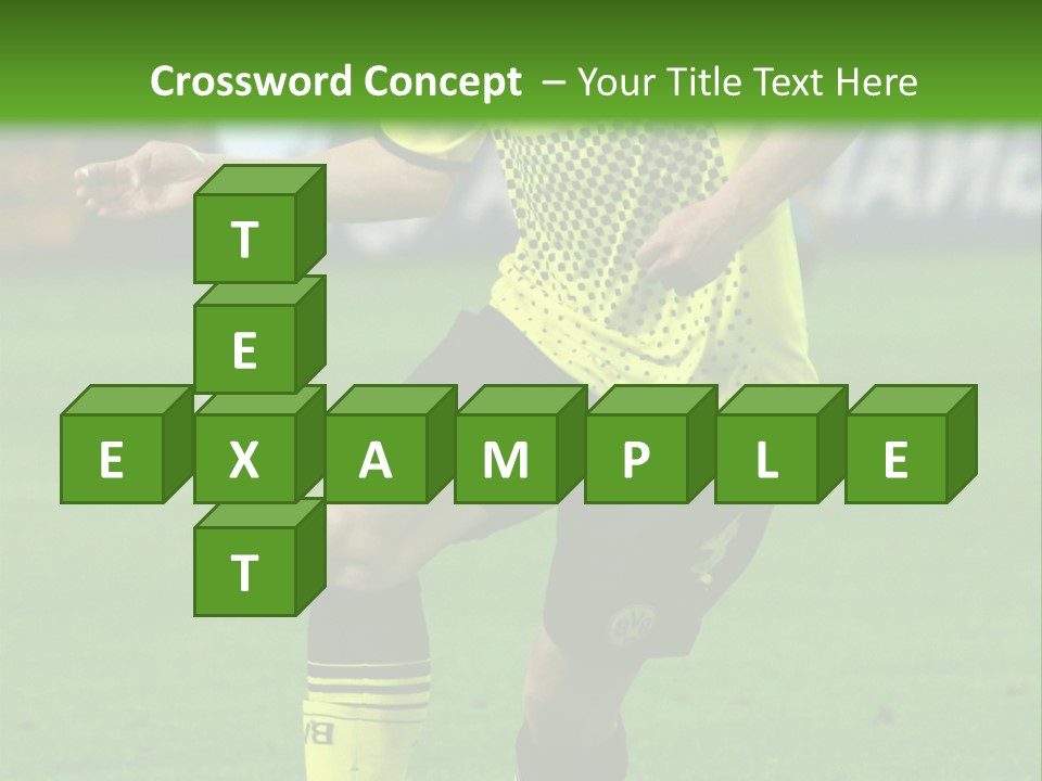 Dortmund Bundesliga Stadium PowerPoint Template