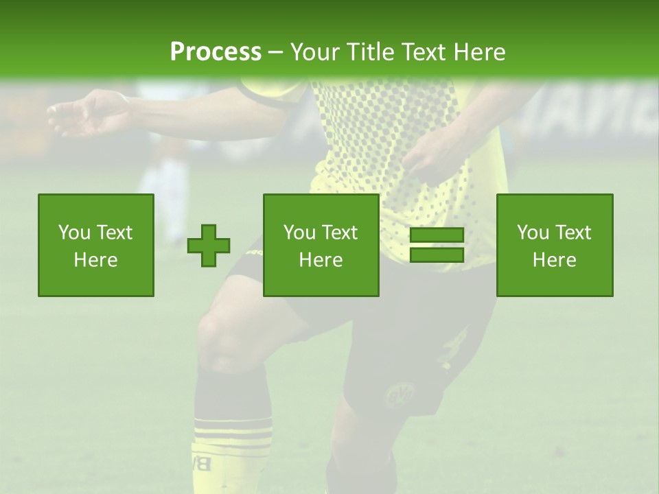 Dortmund Bundesliga Stadium PowerPoint Template