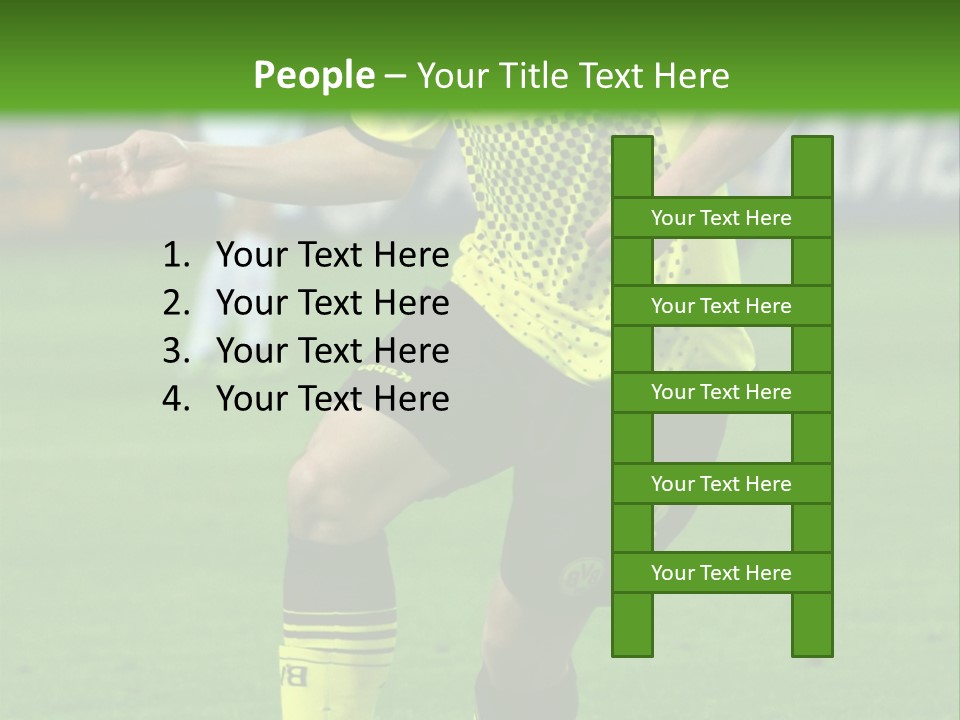 Dortmund Bundesliga Stadium PowerPoint Template