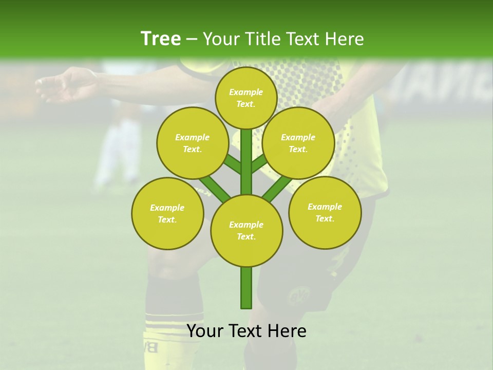 Dortmund Bundesliga Stadium PowerPoint Template