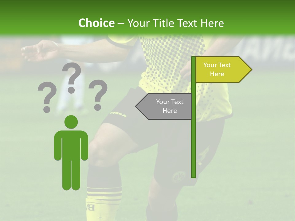 Dortmund Bundesliga Stadium PowerPoint Template