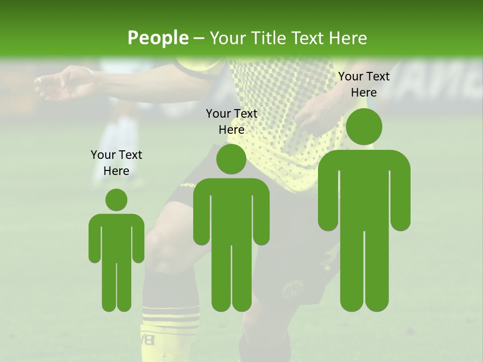 Dortmund Bundesliga Stadium PowerPoint Template