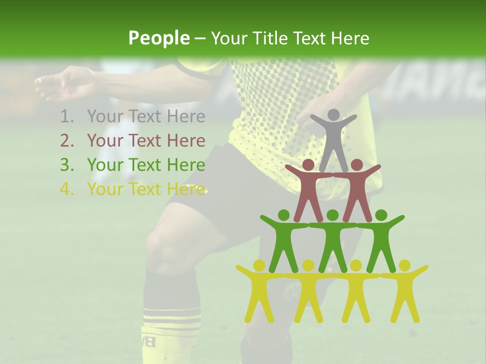 Dortmund Bundesliga Stadium PowerPoint Template