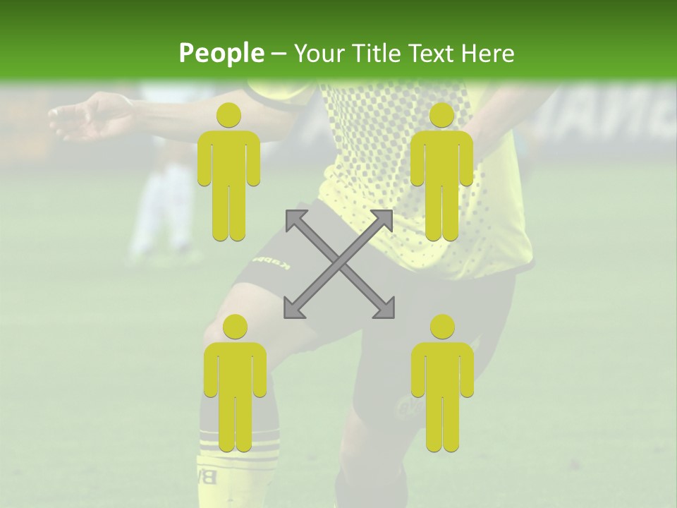 Dortmund Bundesliga Stadium PowerPoint Template