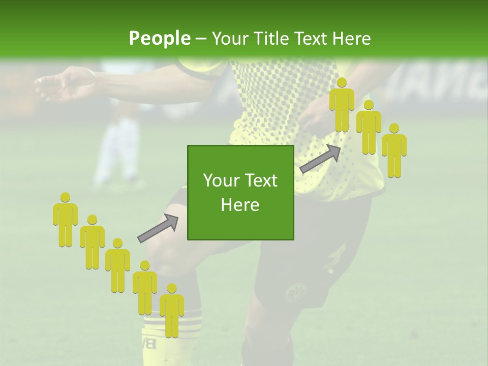 Dortmund Bundesliga Stadium PowerPoint Template