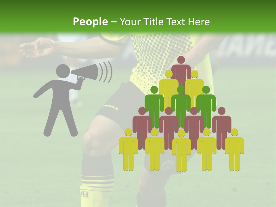 Dortmund Bundesliga Stadium PowerPoint Template